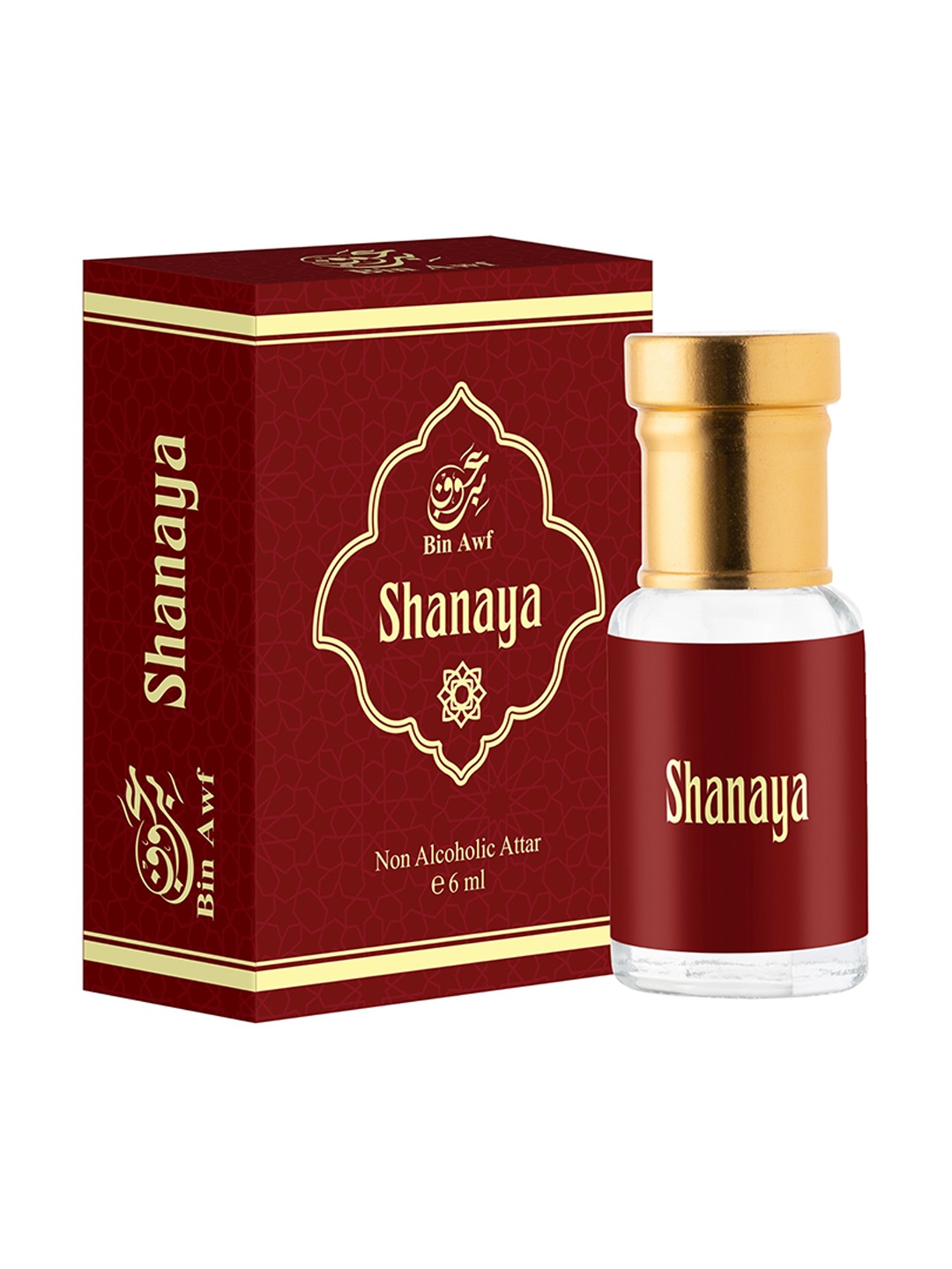 

BinAwf Shanaya Long Lasting Attar - 6 ml, Maroon