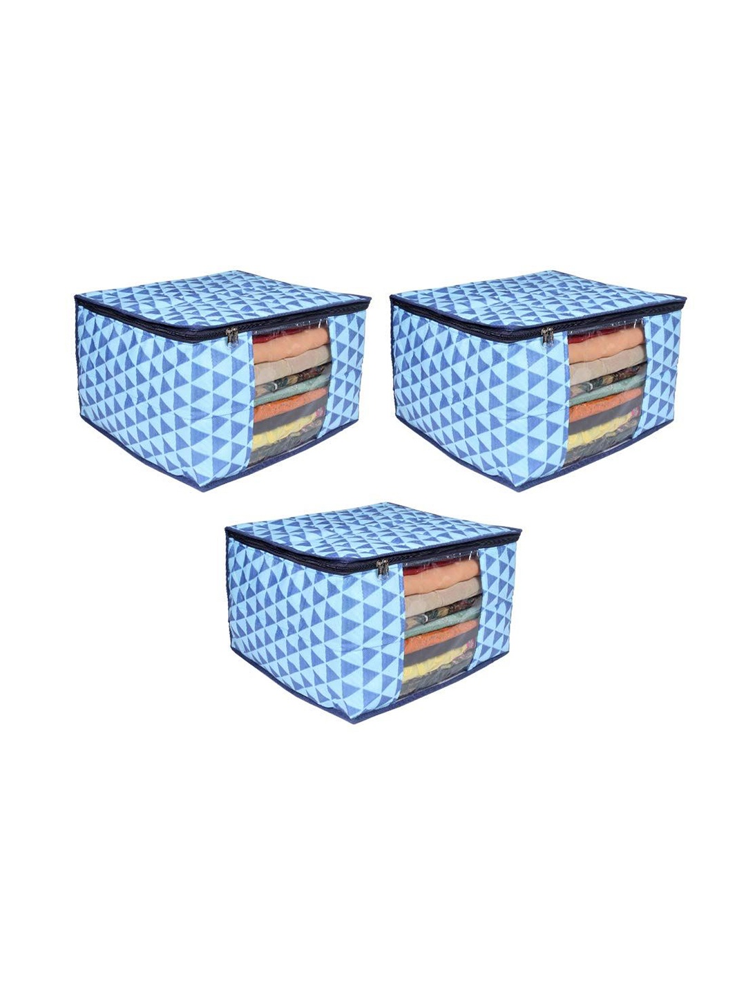 

prettykrafts Blue Set of 3 Regular Drawer Organiser Organisers