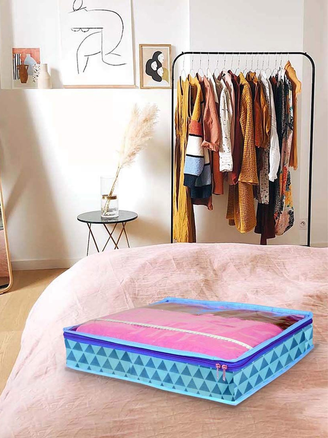 

prettykrafts Blue Set of 3 Regular Drawer Organiser Organisers