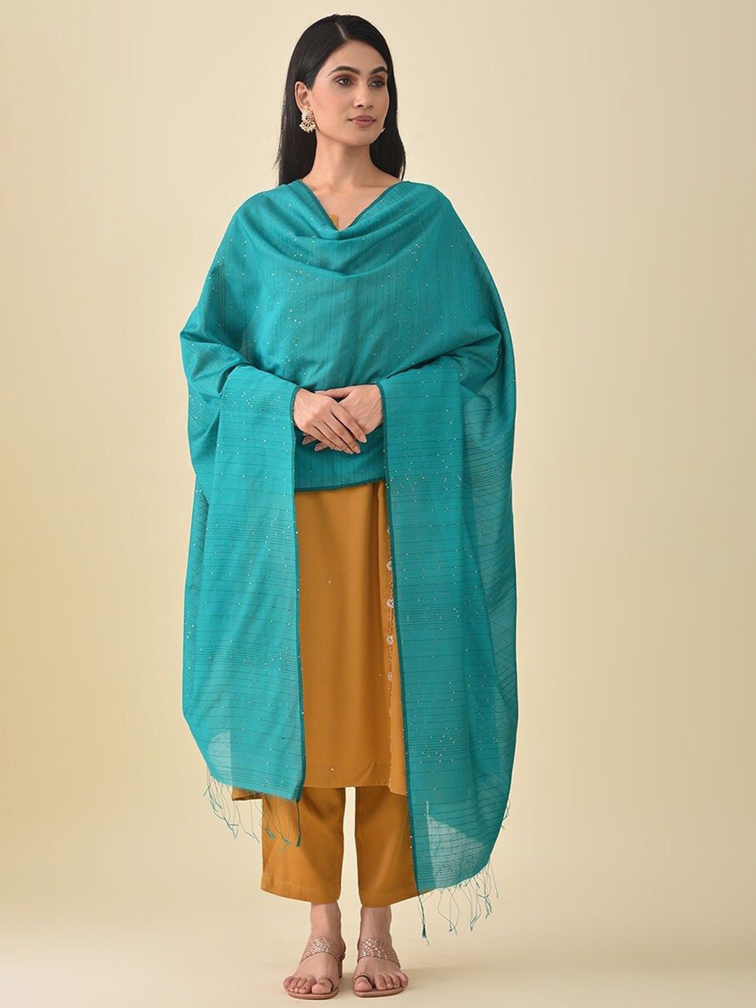 

JAYPORE Dupatta, Green