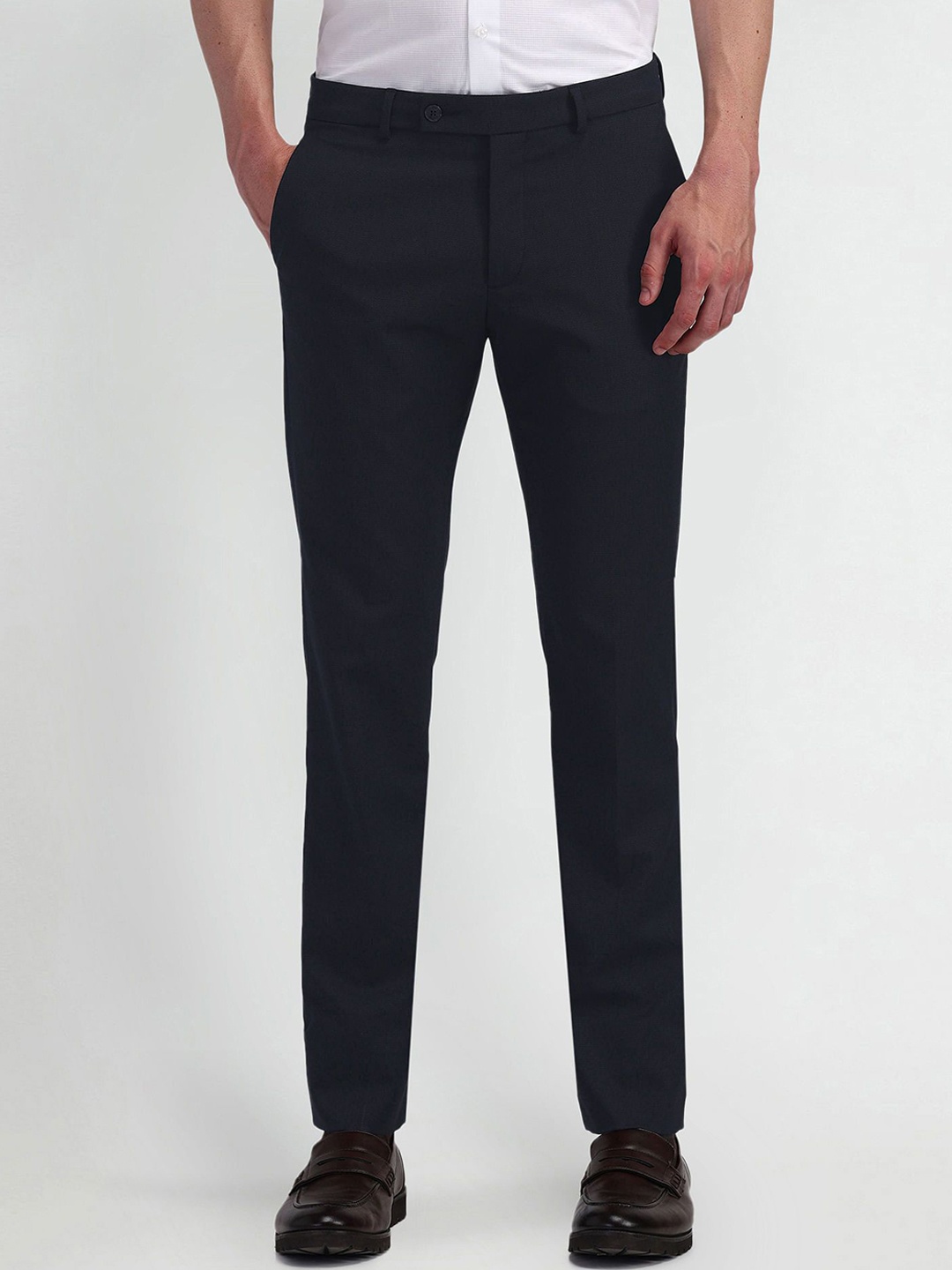 

Arrow Men Urban Slim Slim Fit Trousers, Blue