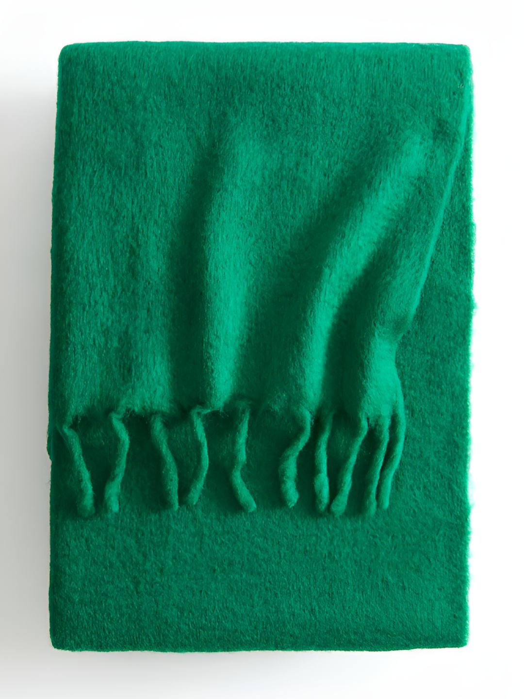 

H&M Green Wool Blend Blanket