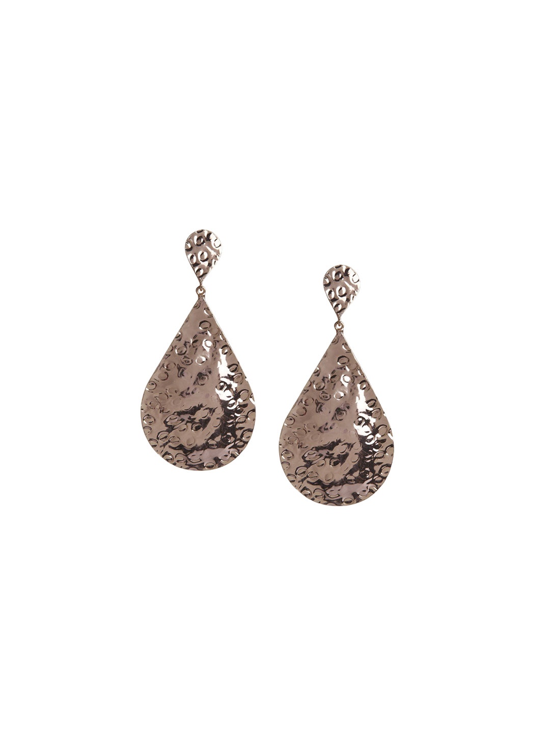 

VALLIYAN BY NITYA Contemporary Drop Earrings, Rose gold
