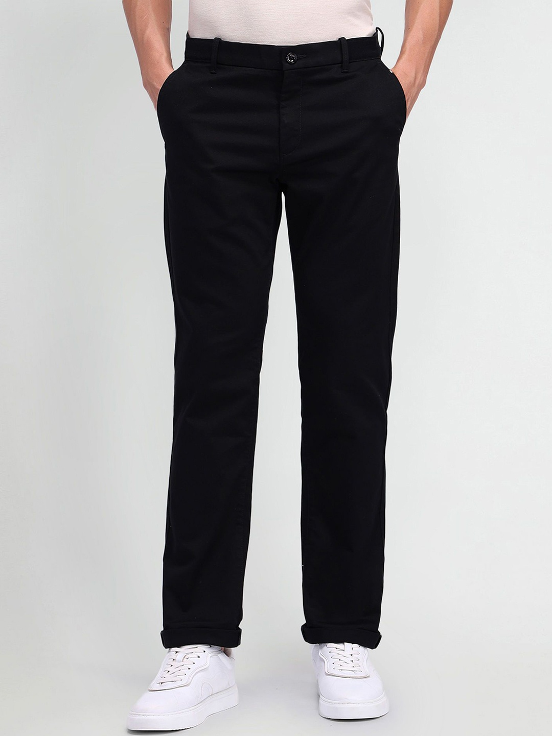 

Arrow Sport Men Classic Trousers, Black