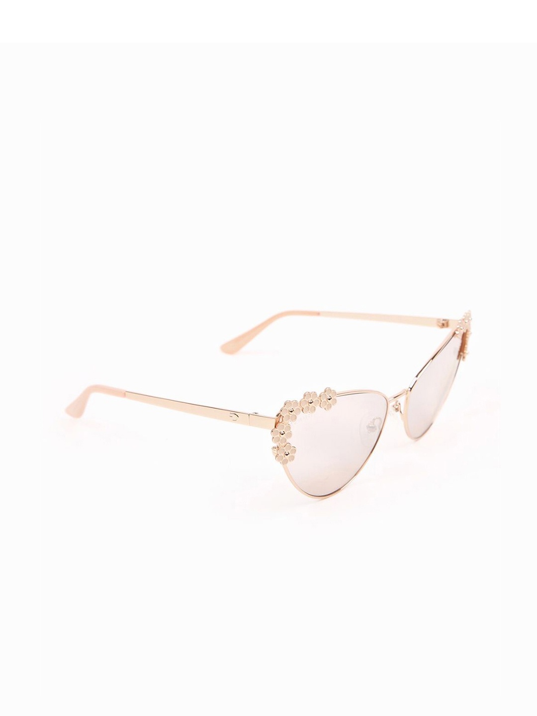 

GUESS Women Cateye Sunglasses with UV Protected Lens GU7588 64 28U, Pink
