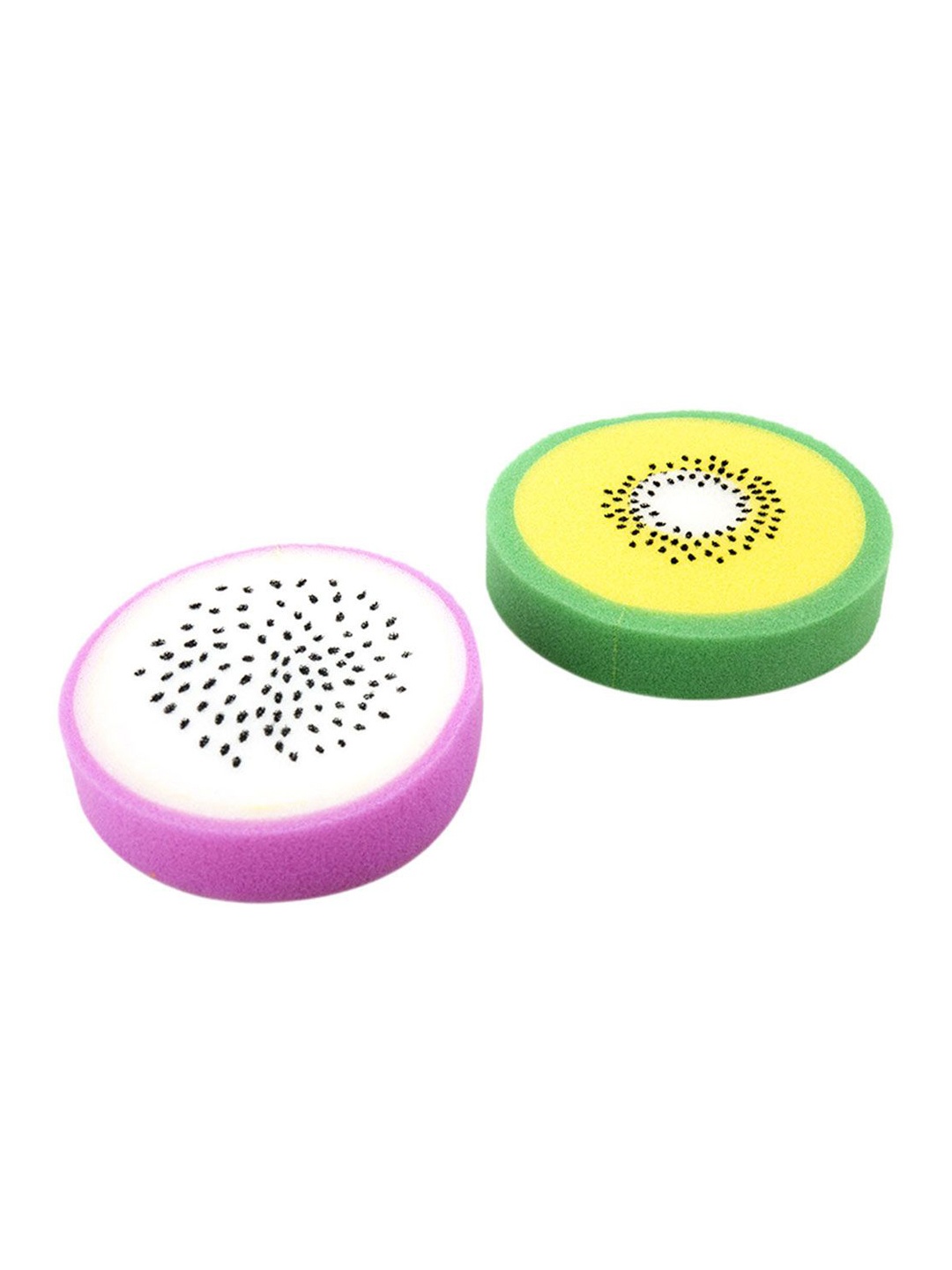 

Baby Moo Infants Pack Of 2 Printed Fruit Baby Bath Sponges, Pink