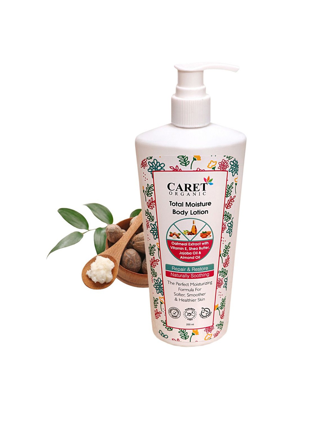 

CARET ORGANIC Total Moisture Body Lotion - 200 ml, White