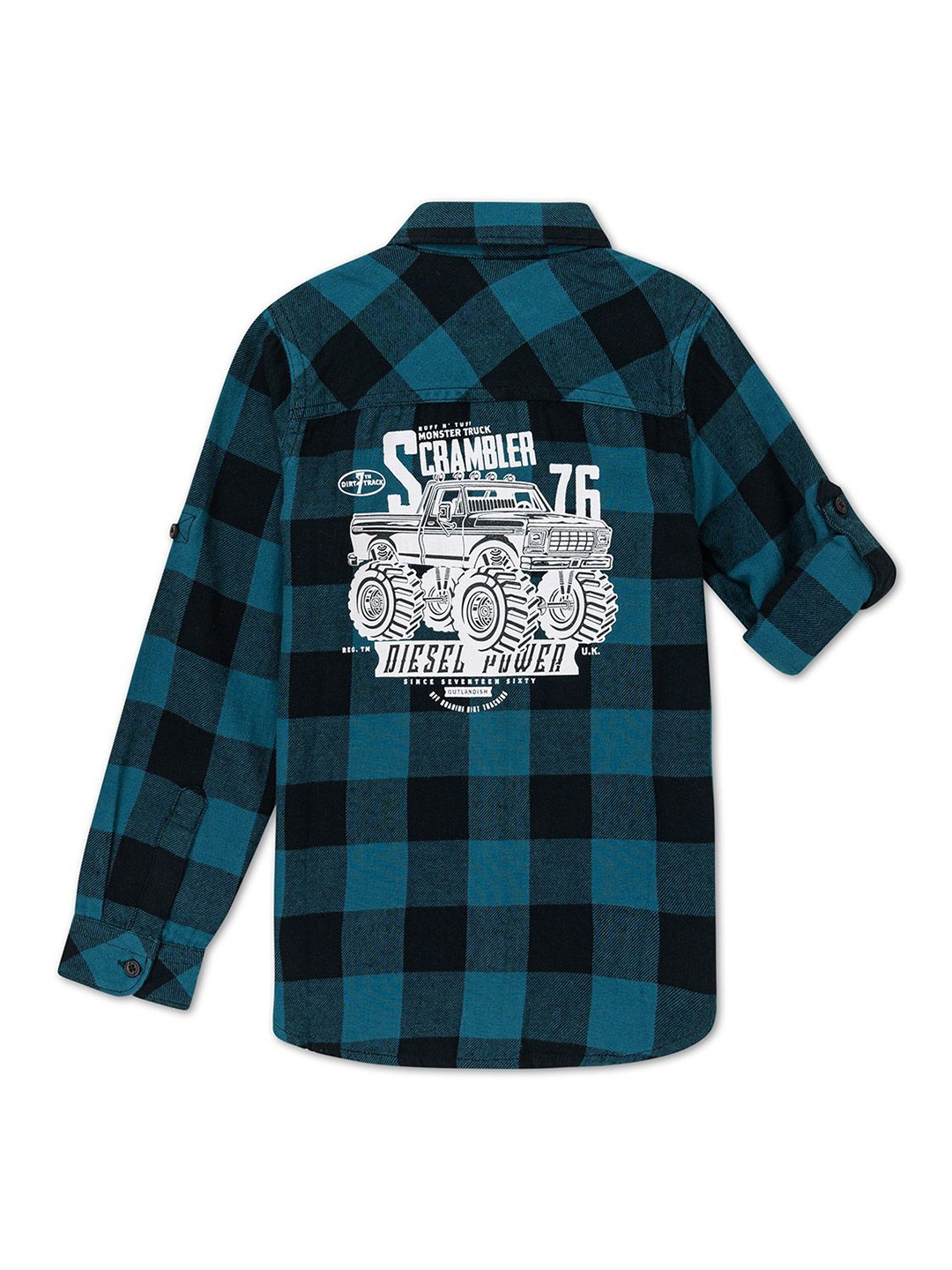 

H By Hamleys Boys Classic Opaque Checked Casual Shirt, Multi