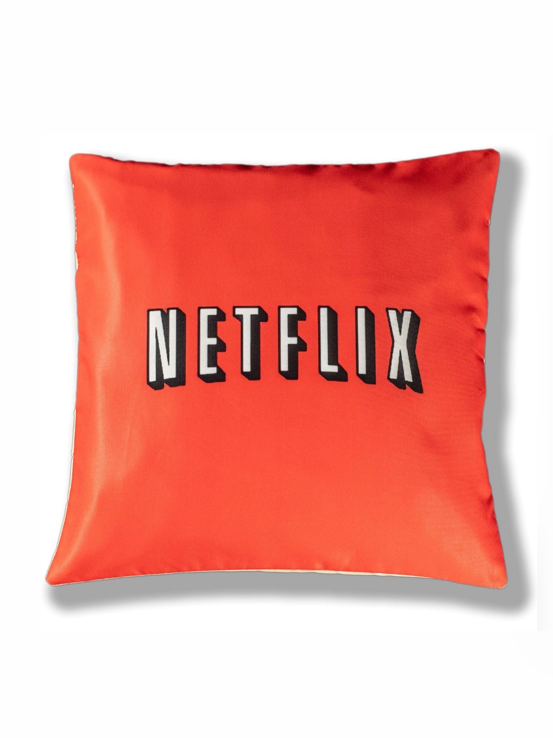 

Vendola Red & White Printed Square Cushion Covers
