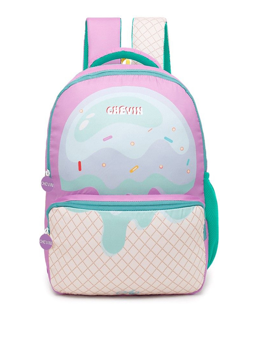 

CHEVIN Unisex Graphic Printed Backpack, Purple