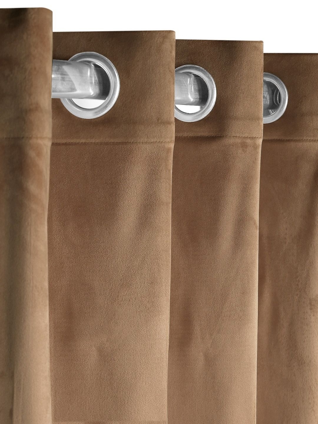 

Saral Home Brown Black Out Window Curtain