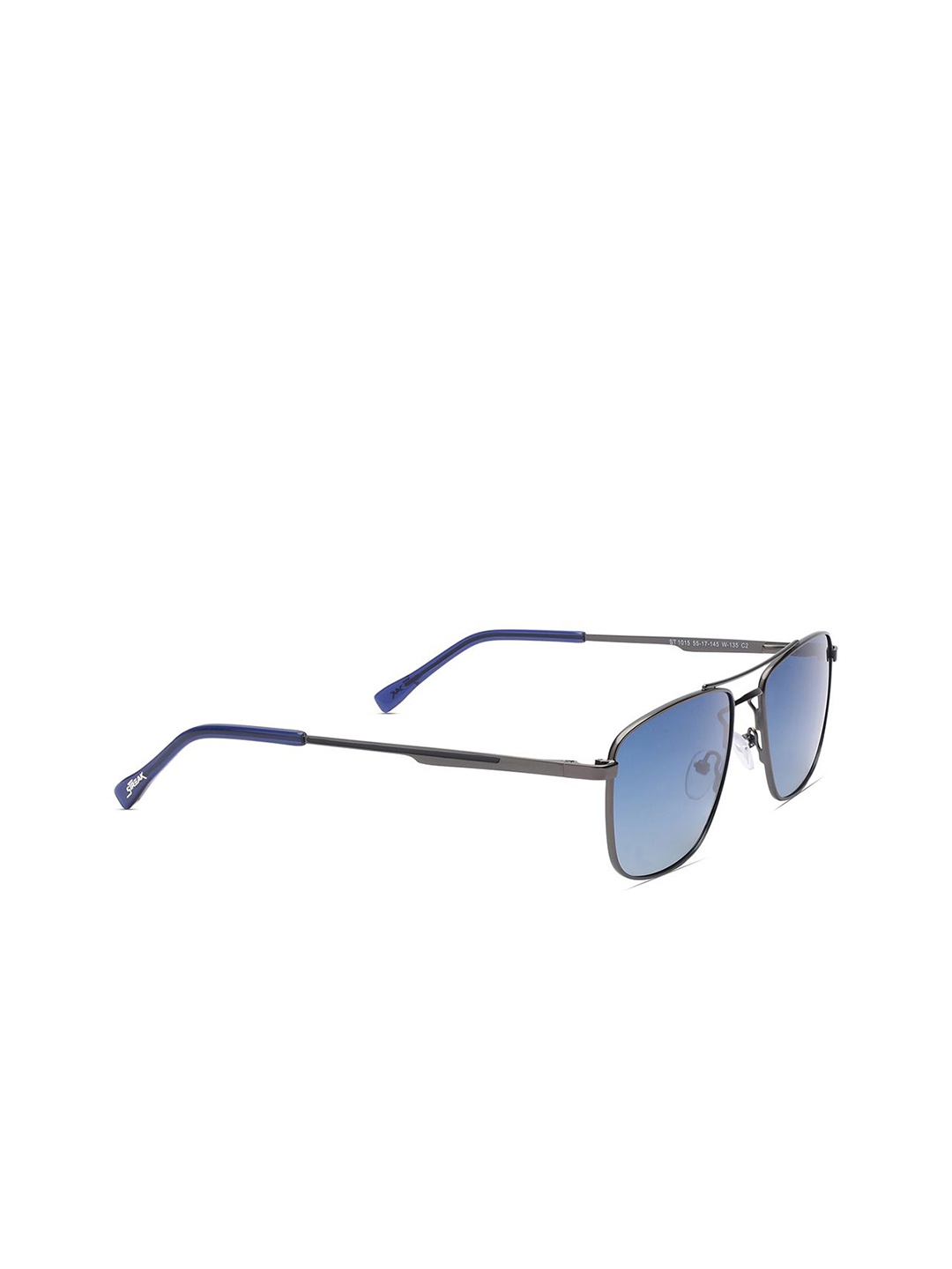 

Specsmakers Unisex Square Sunglasses SMFGMMBL55STP1015, Blue