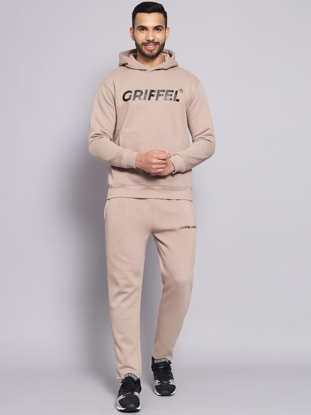 

GRIFFEL Hooded Neck Tracksuits, Camel brown