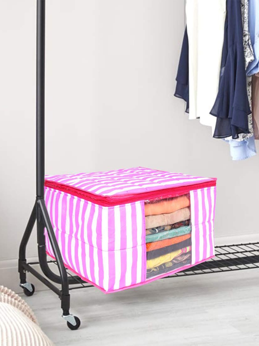 

prettykrafts Pink Set of 6 Regular Drawer Organiser Organisers