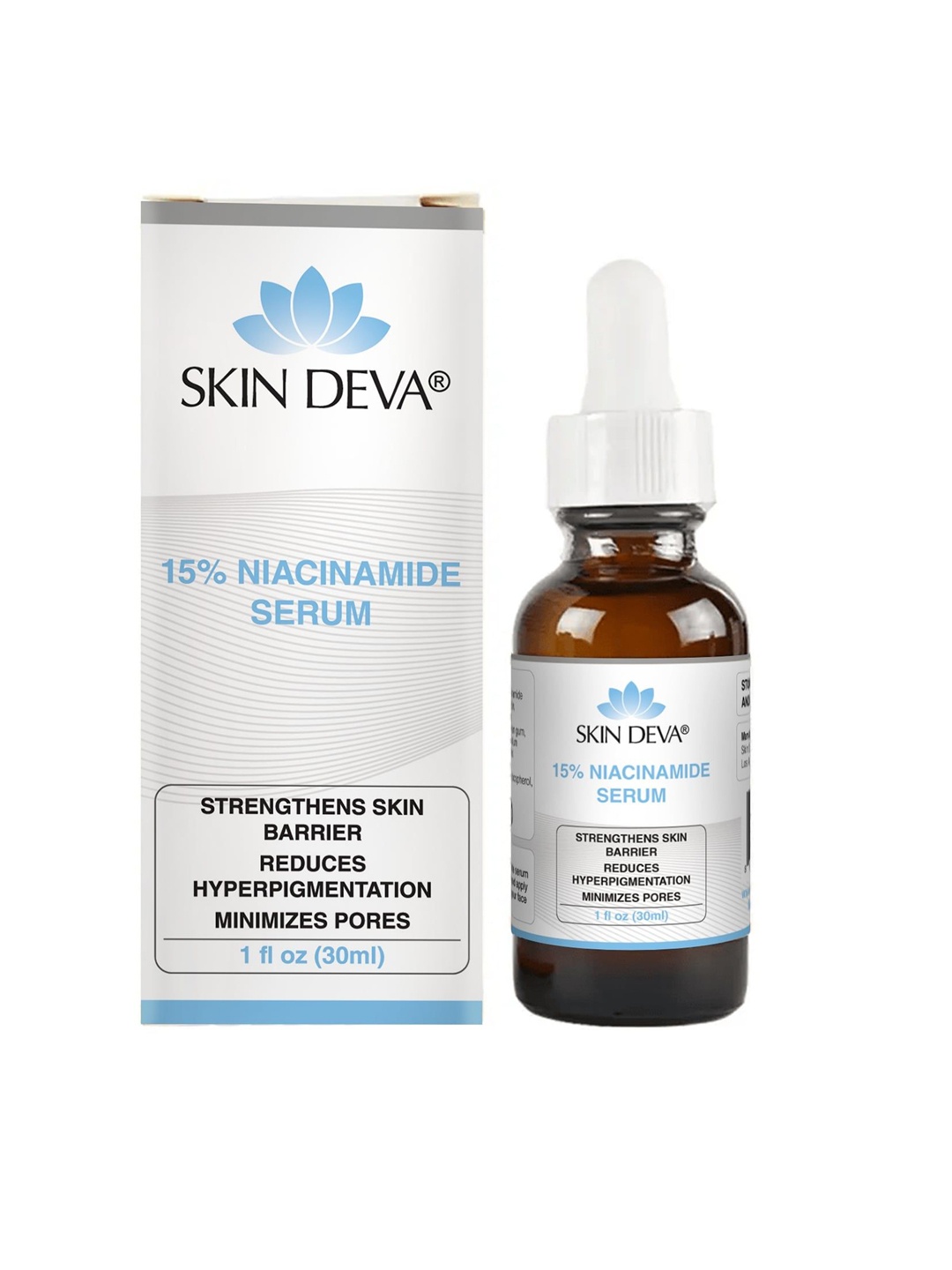 

SKIN DEVA 15% Niacinamide Serum- 30ml, Transparent