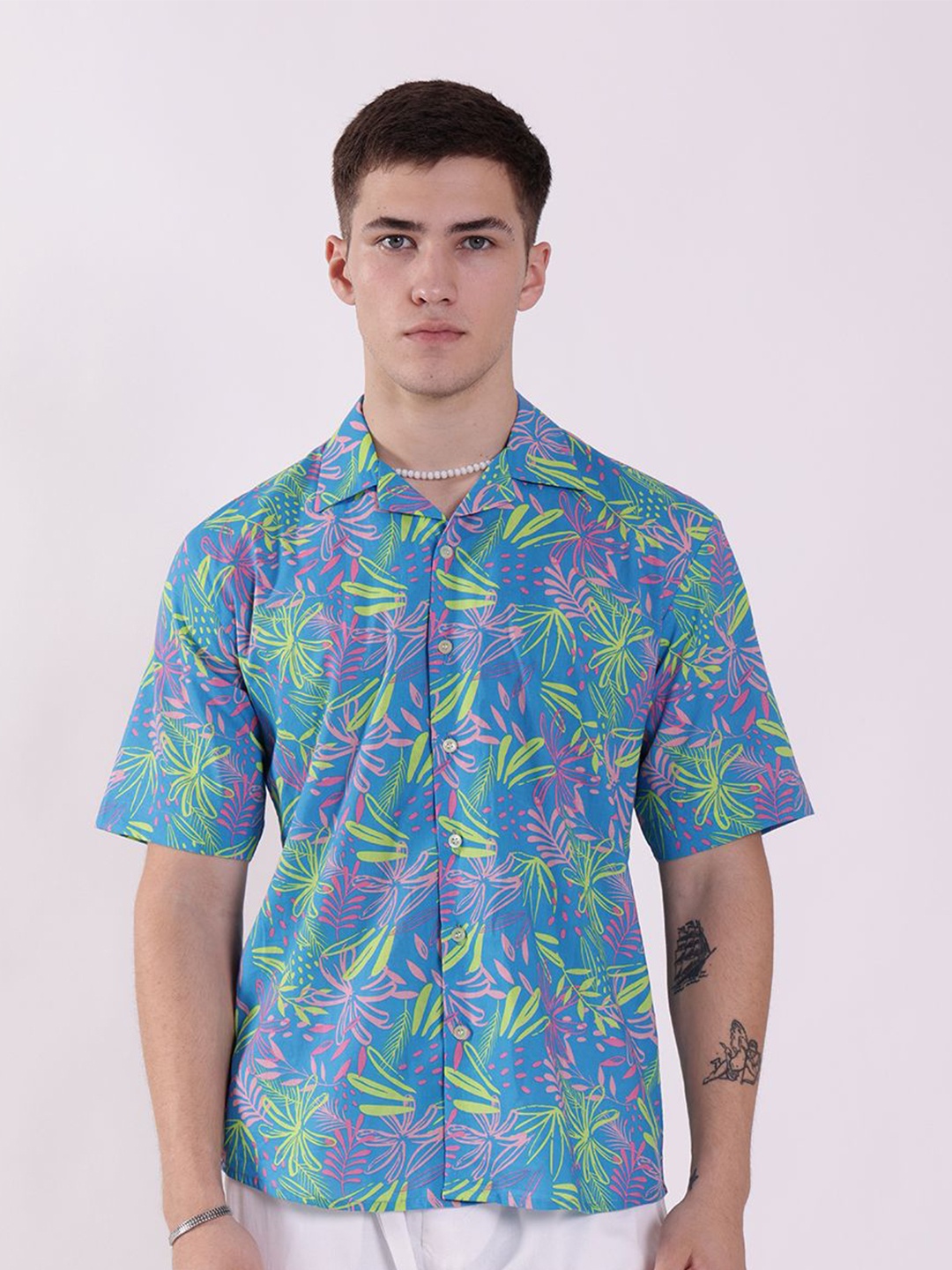

RAYONBAY Men Relaxed Floral Opaque Printed Casual Shirt, Multi