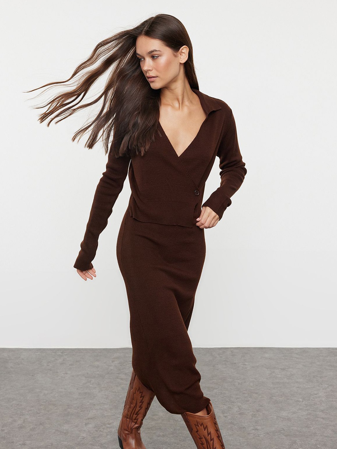

Trendyol T-shirt Midi Dress, Na