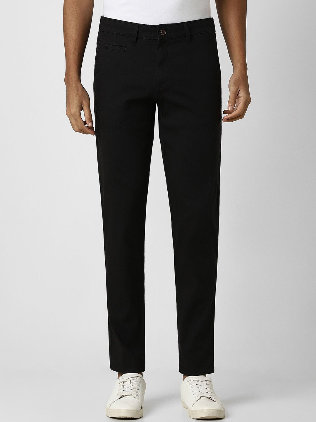 

Van Heusen Sport Men Slim Fit Cotton Trousers, Black