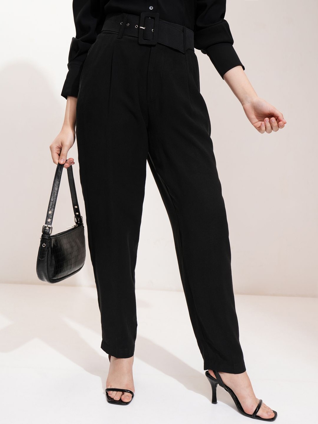 

CHIC BY TOKYO TALKIES Women Trousers, Black