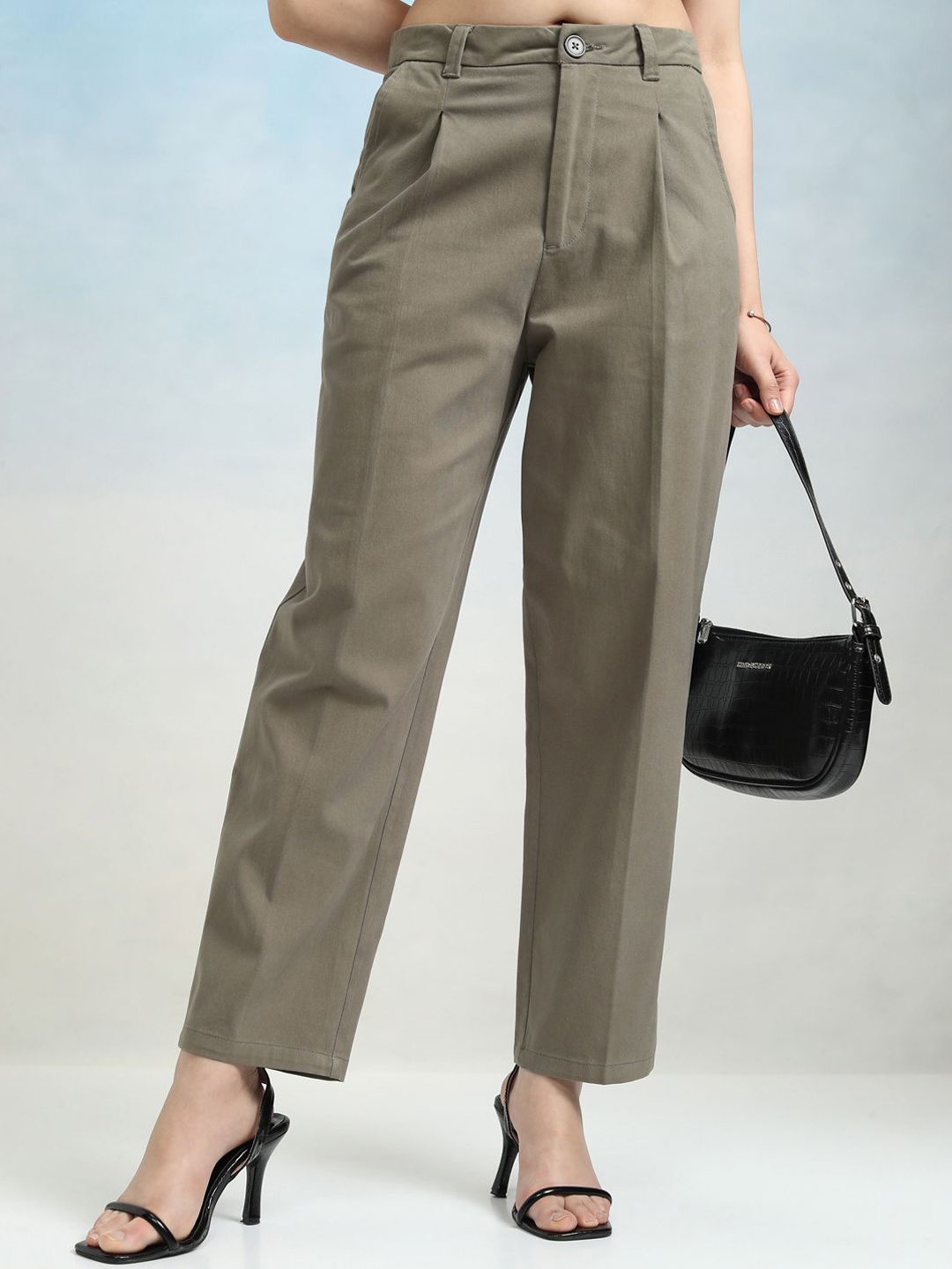 

CHIC BY TOKYO TALKIES Women Trousers, Olive