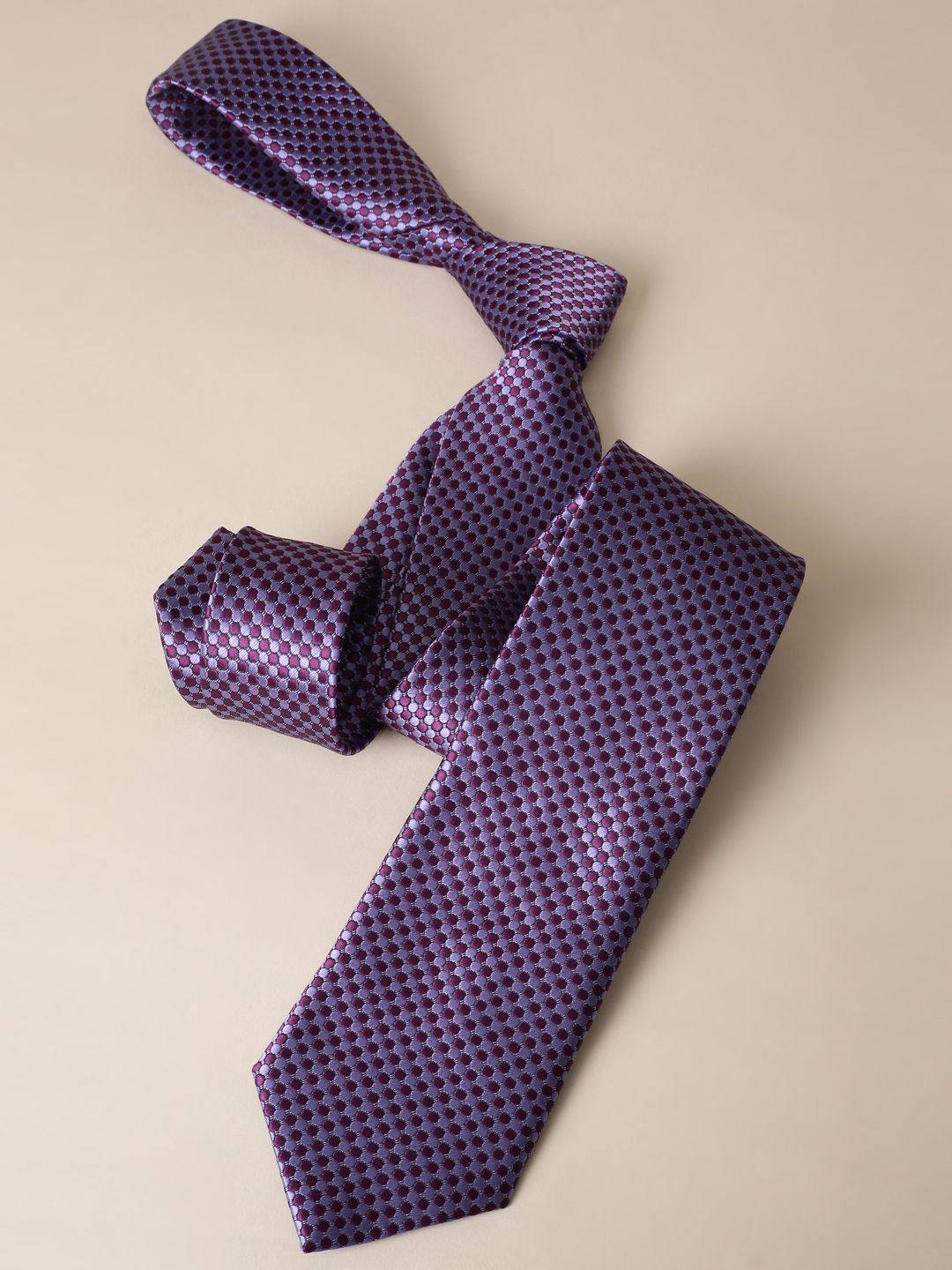 

Van Heusen Men Woven Design Broad Tie, Purple