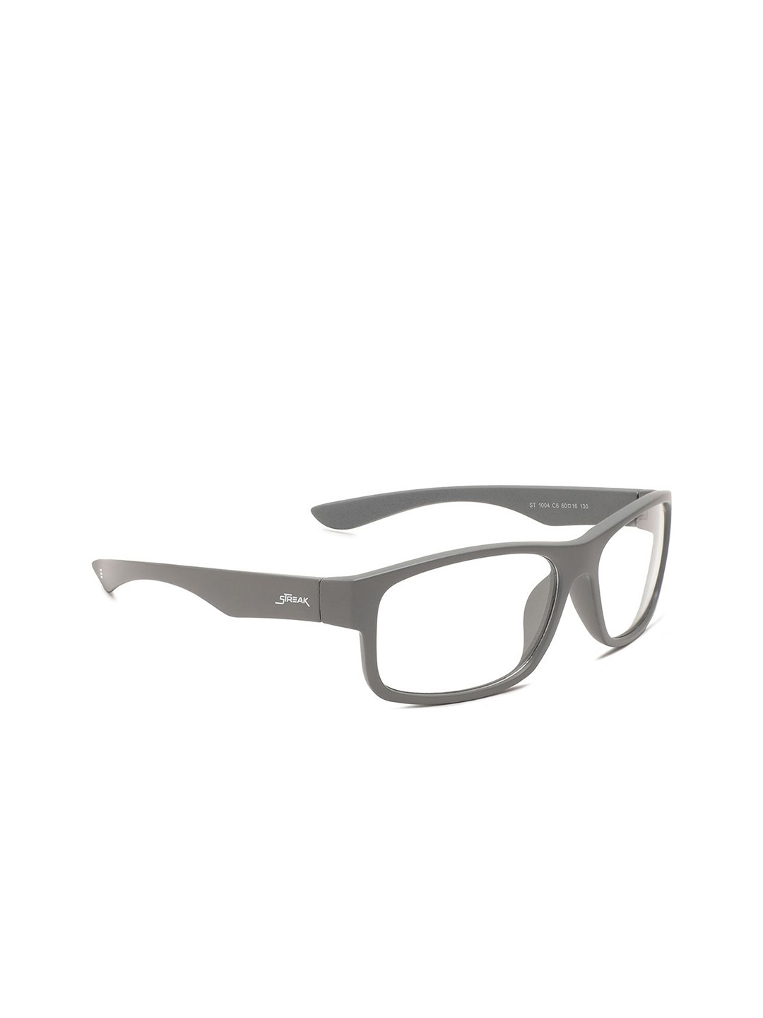 

Specsmakers Unisex Rectangle Sunglasses SSFGYMWT60STR1004, White