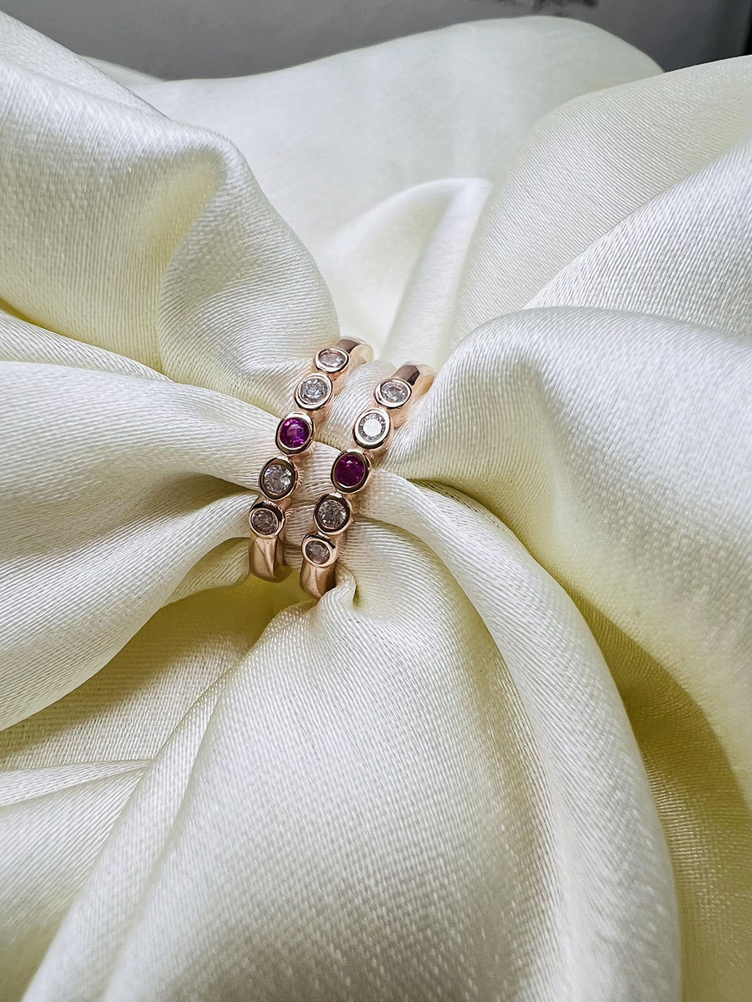 

Arte Jewels Oxidised Toe Rings, Rose gold