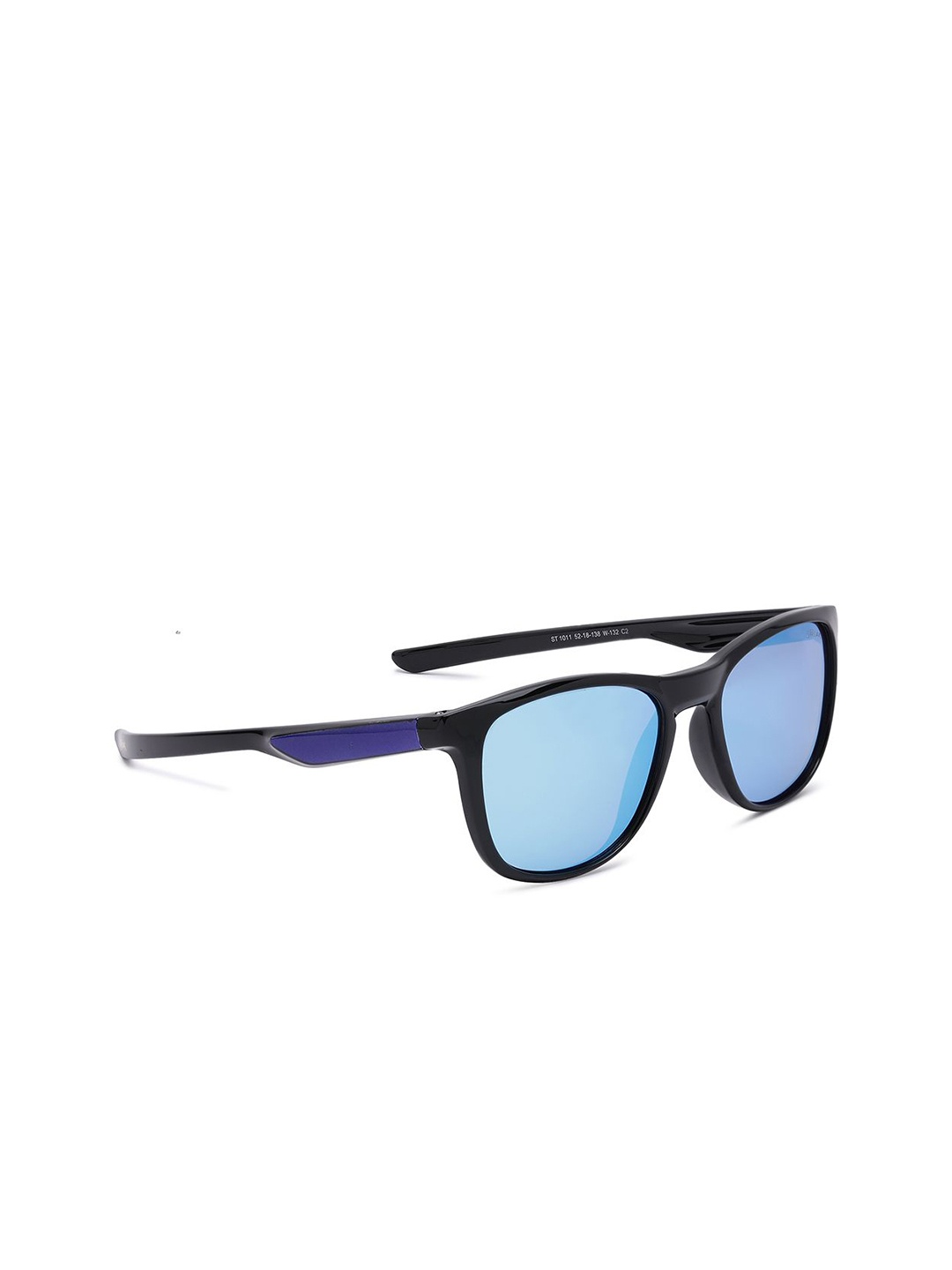 

Specsmakers Unisex Square Sunglasses SSFBKSBL52STP1011, Blue
