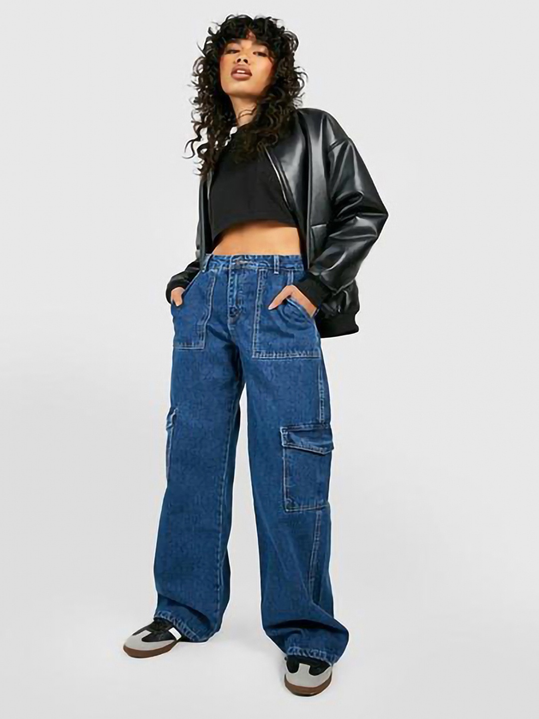 

Kotty Women Straight Fit High-Rise Jeans, Blue