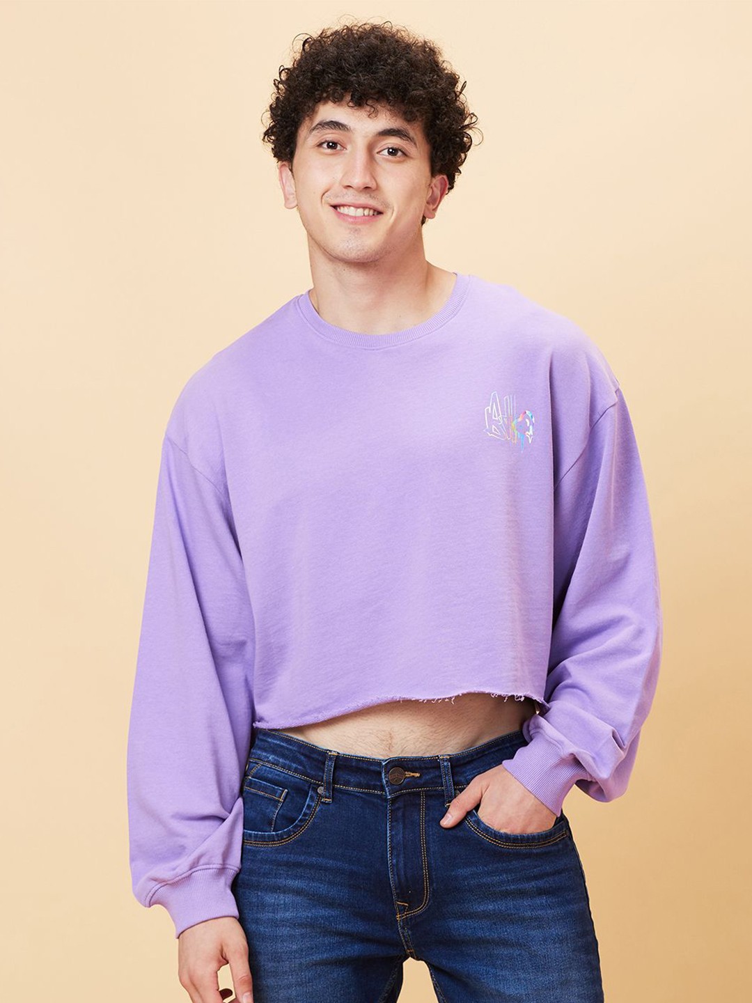 

Being Human Men Sweatshirt, Lavender