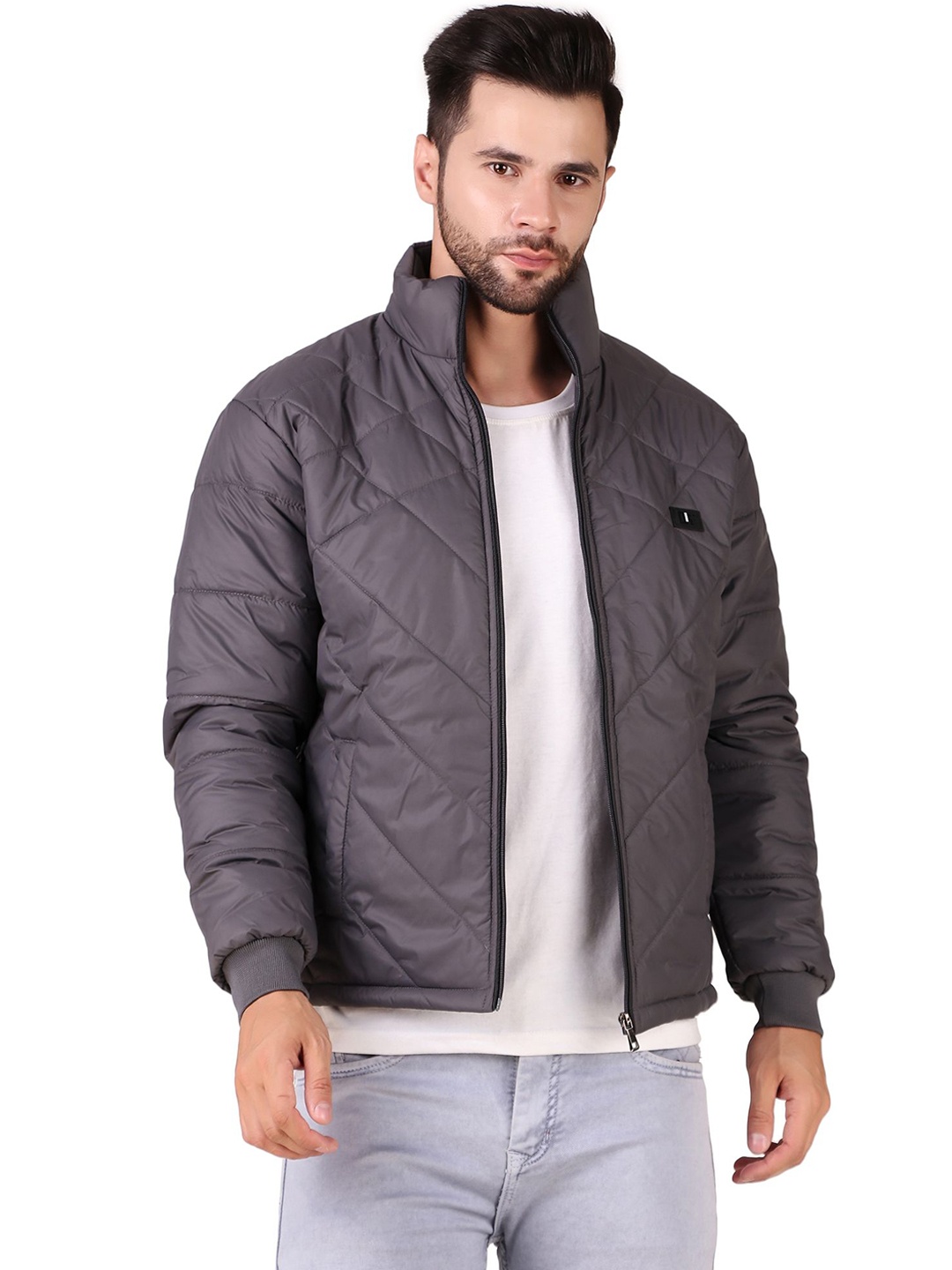

BARSTOW Men Lightweight Outdoor Quilted Jacket, Grey