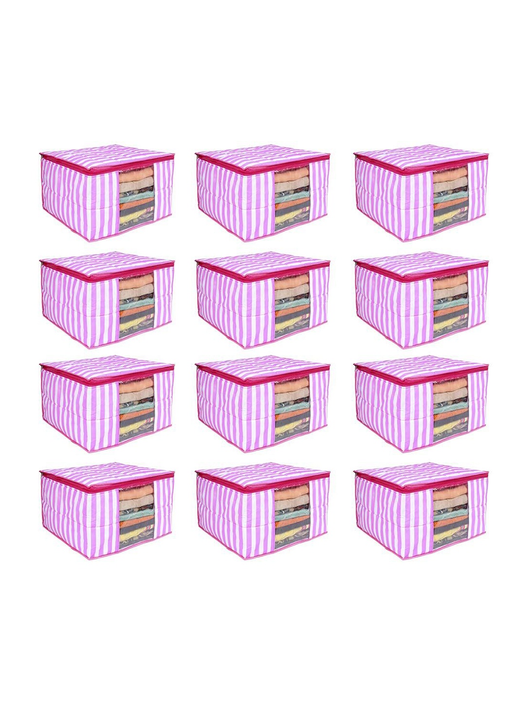 

prettykrafts Pink Set of 6 Regular Drawer Organiser Organisers
