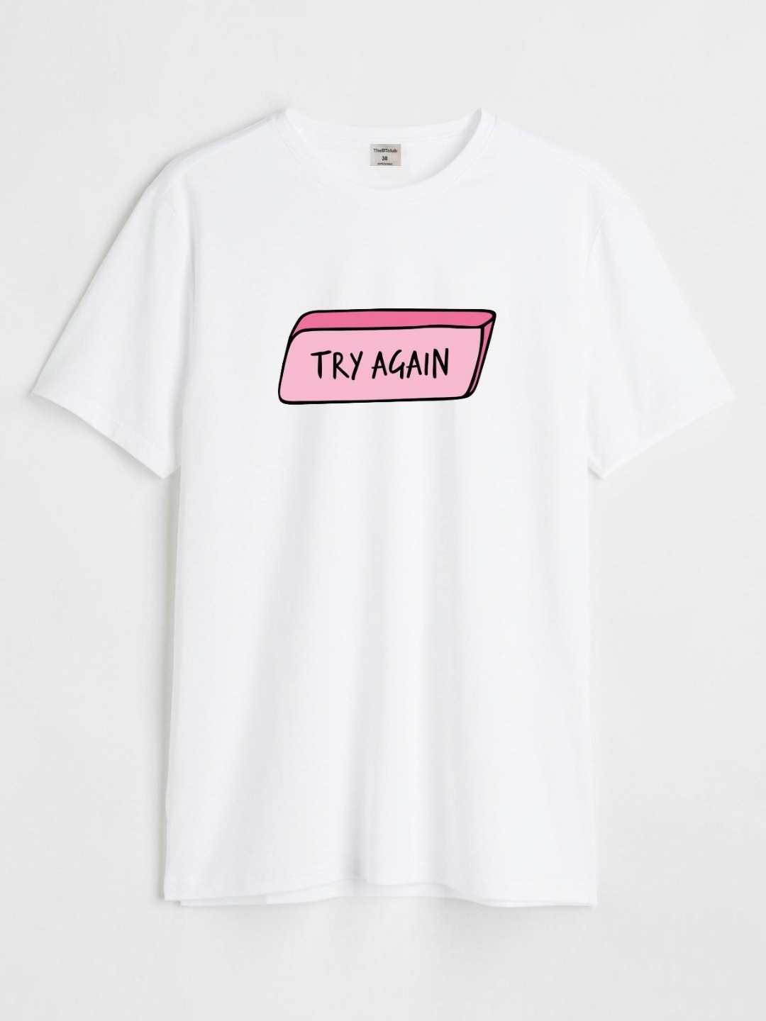 

TheBTclub Men Printed Activchill T-shirt, White