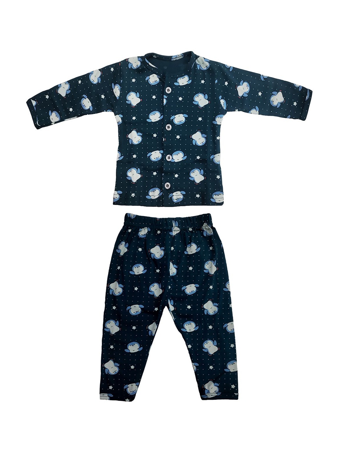

Zoom Minimondo Kids Graphic Printed Pure Cotton Night suit, Assorted