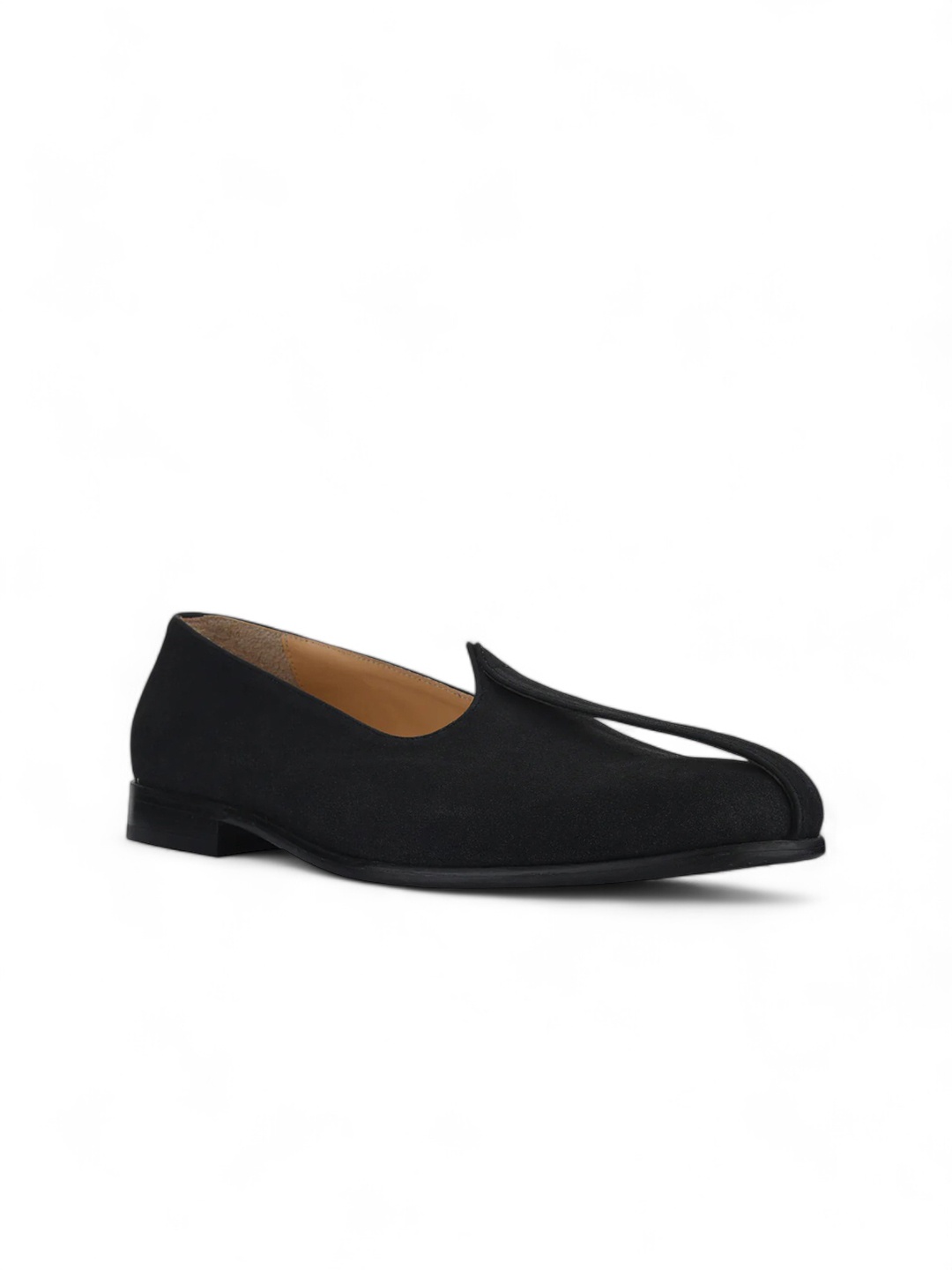 

Wolvenmilano Men Suede Mojaris, Black