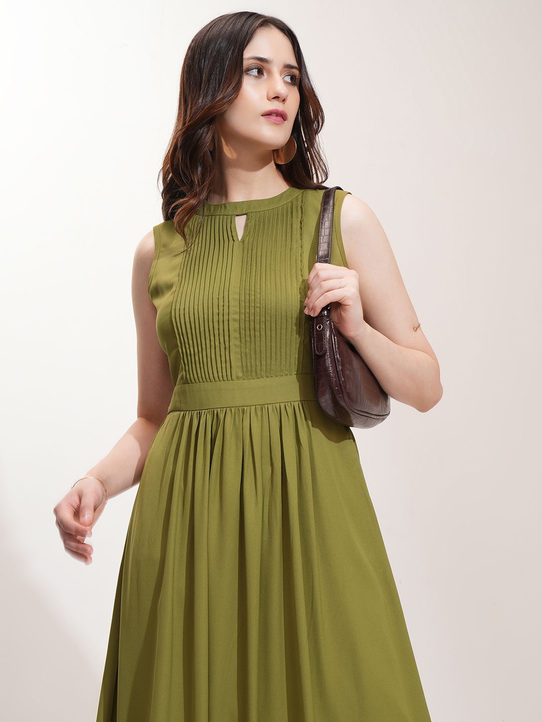 

Tokyo Talkies Fit & Flare Maxi Dress, Olive