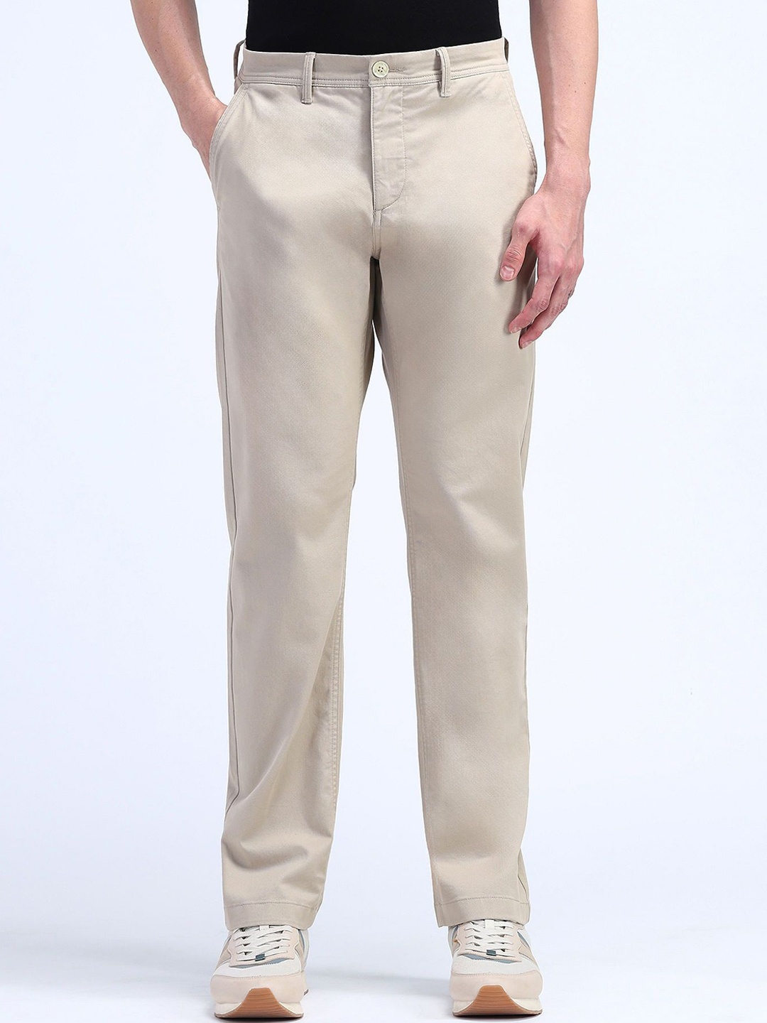 

Flying Machine Men Urban Slim Slim Fit Trousers, Brown