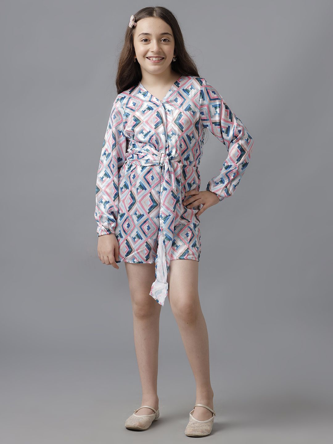 

UNDER FOURTEEN ONLY Print Shirt Dress, Pink