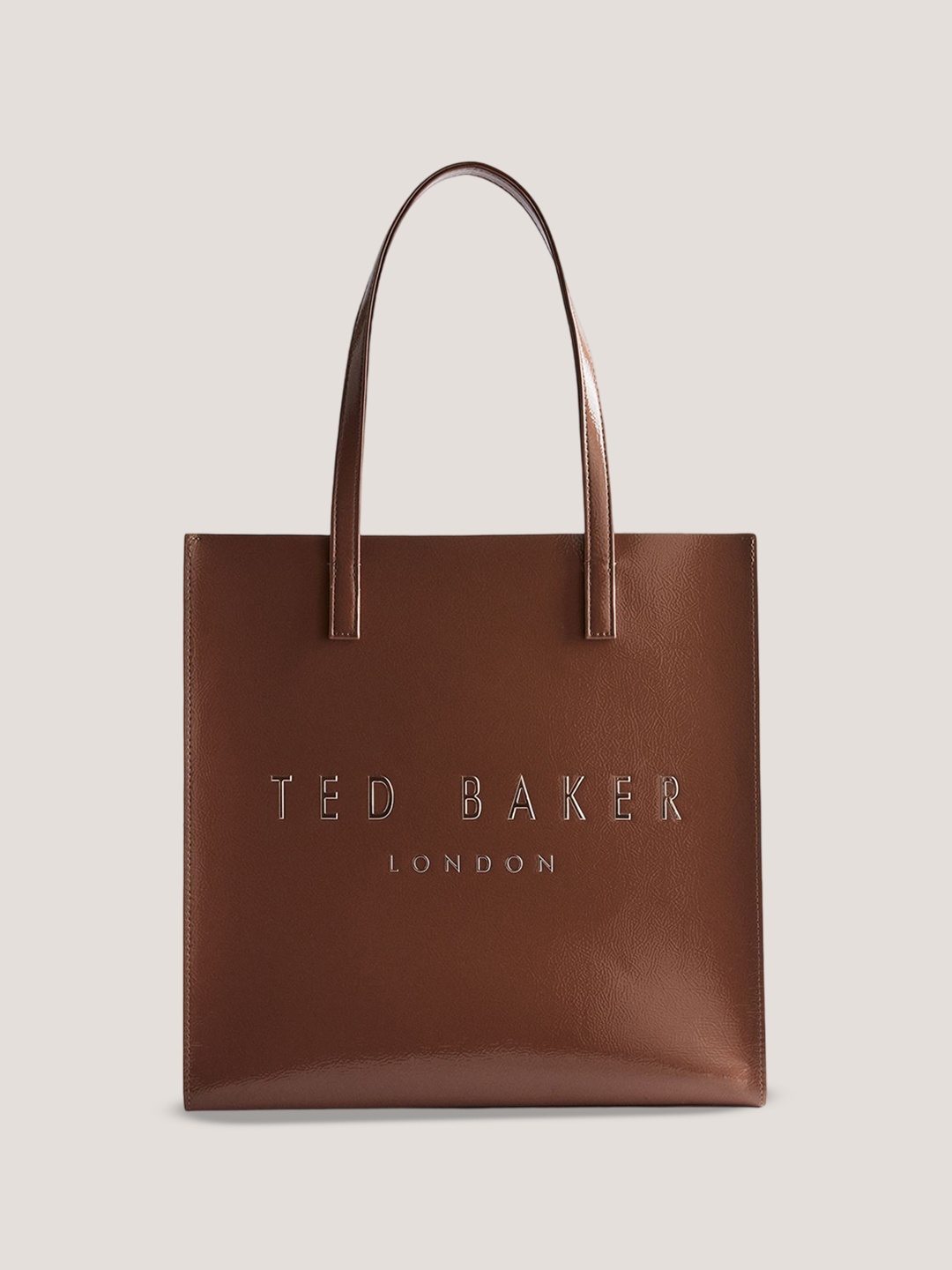 

Ted Baker Printed PU Shopper Tote Bag, Beige
