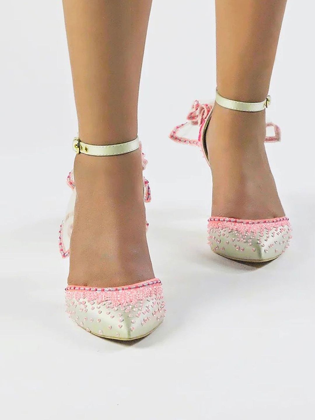 

Papa Don't Preach PU Platform Sandals, Green