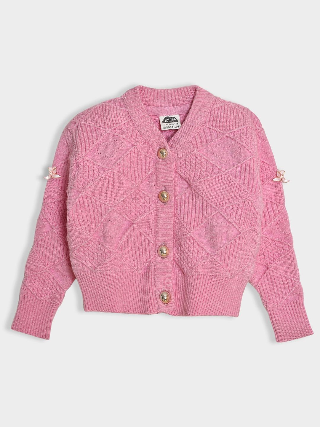 

MiArcus Girls Cardigan, Pink