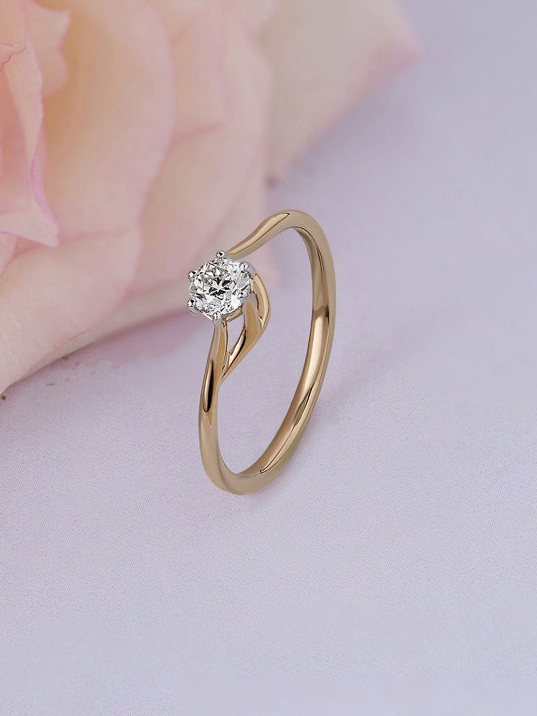 

Mia by Tanishq 14KT Diamond Ring, Yellow