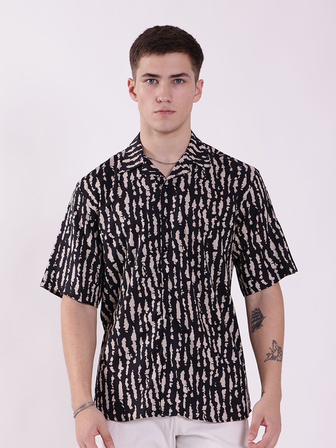 

RAYONBAY Men Relaxed Opaque Printed Casual Shirt, Multi