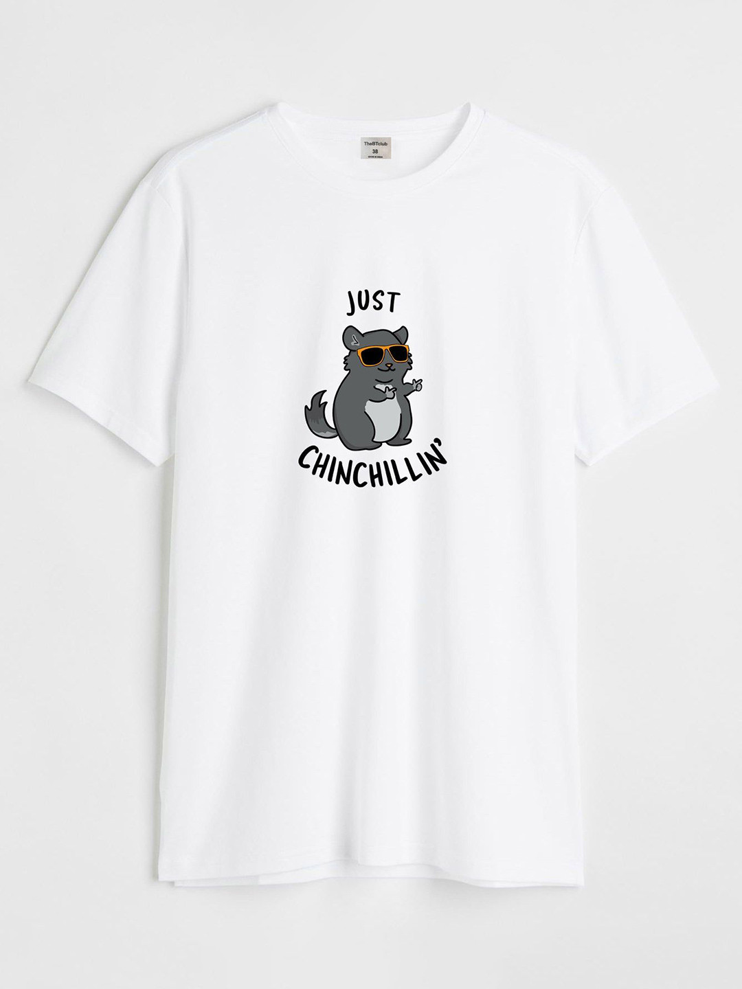 

TheBTclub Men Printed Activchill T-shirt, White