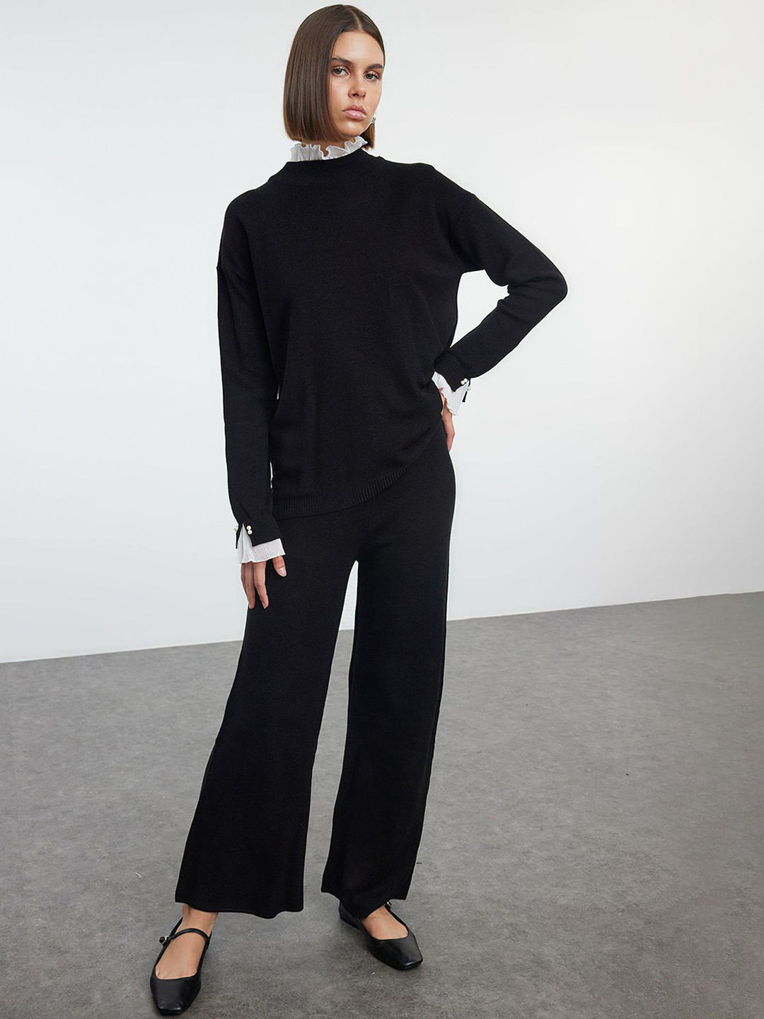 

Trendyol Top With Trouser Co-Ords, Na