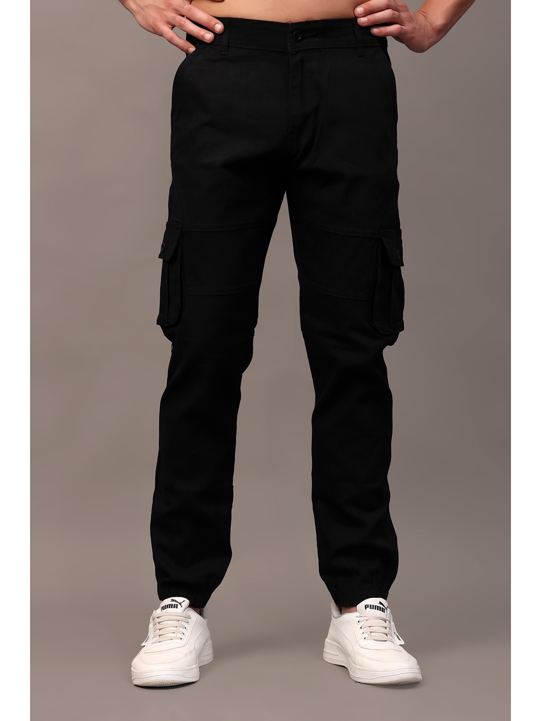 

ZAYSH Men Mid-Rise Stretchable Jeans, Black