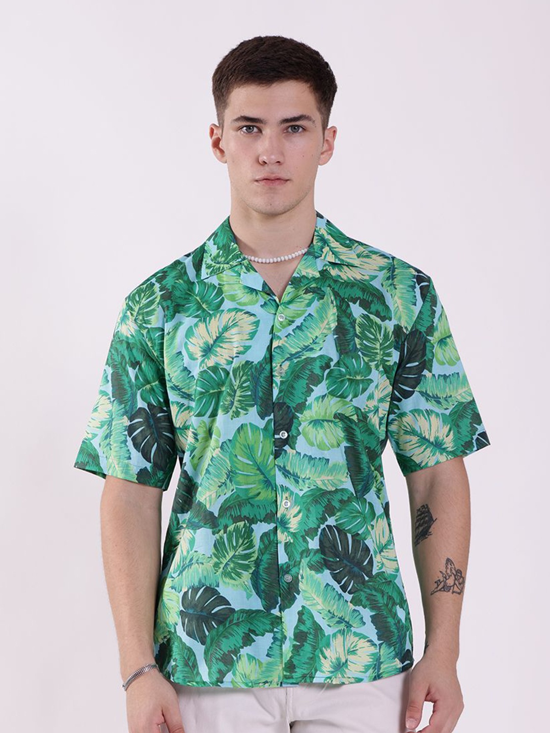 

RAYONBAY Men Relaxed Floral Opaque Printed Casual Shirt, Multi
