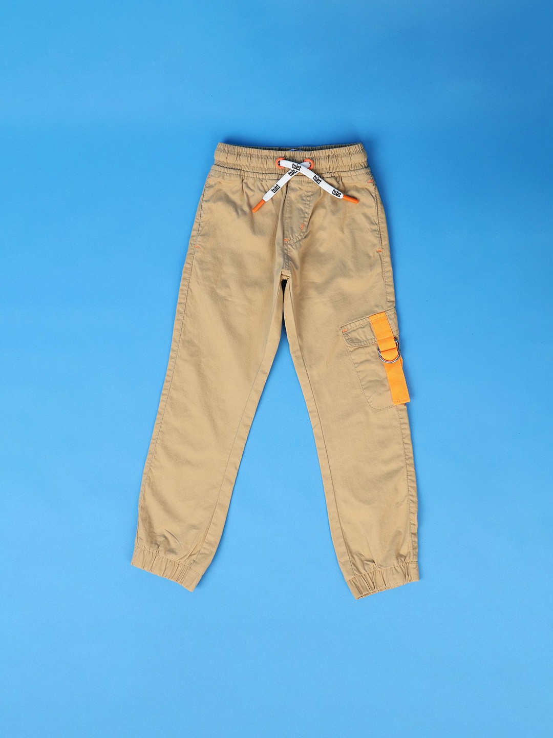 

V-Mart Boys Cargos Trousers, Brown