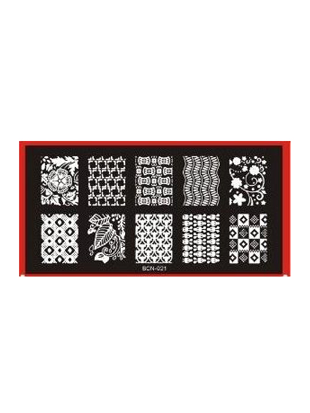 

Pippin Paris Stamping Nail Art Plate-(BCN 021), Black