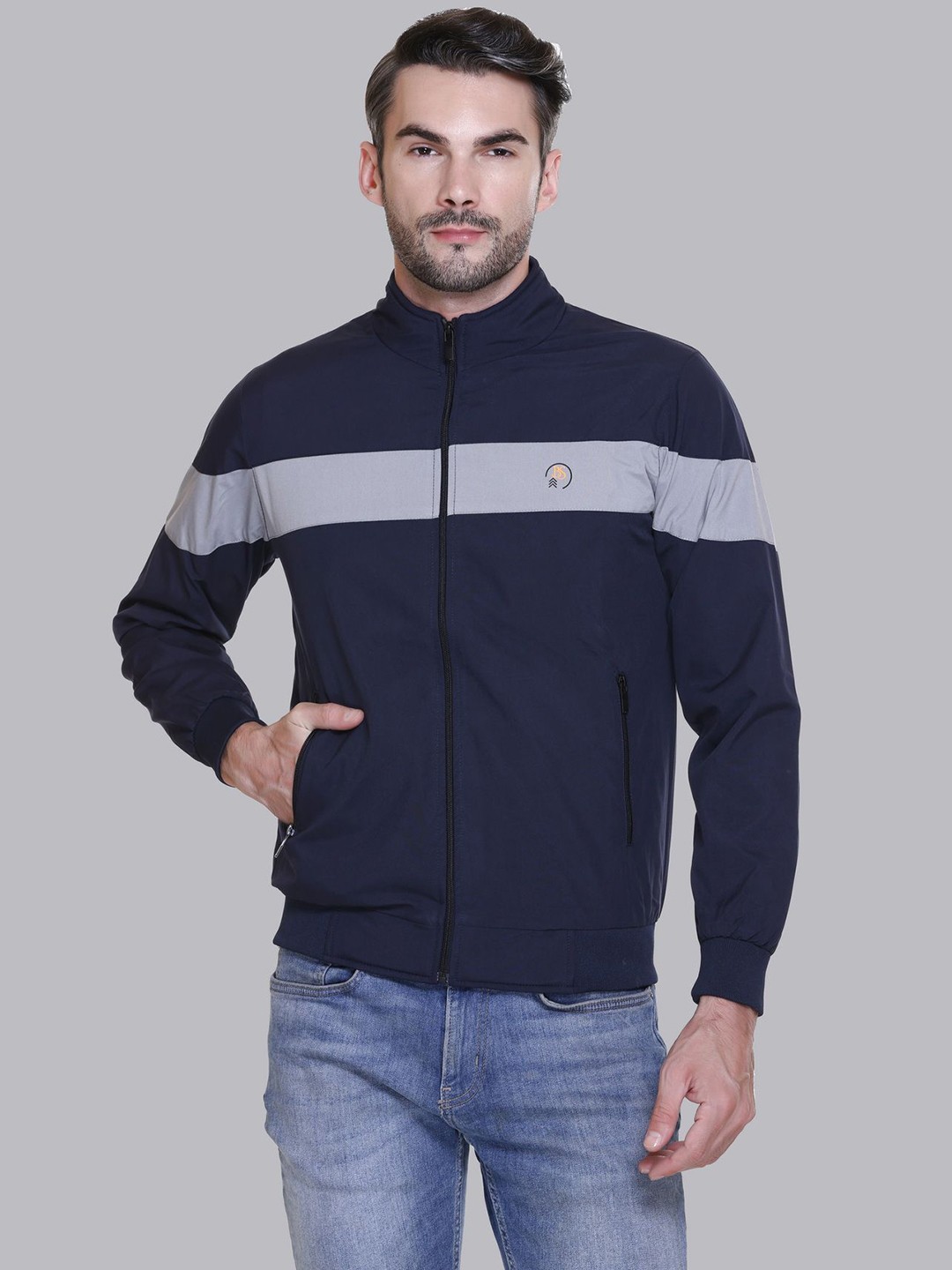

BARSTOW Men Lightweight Outdoor Sporty Jacket, Navy blue